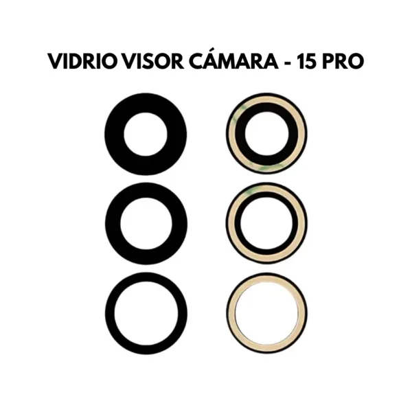 Vidrio Visor de Cámara - Iphone 15 Pro
