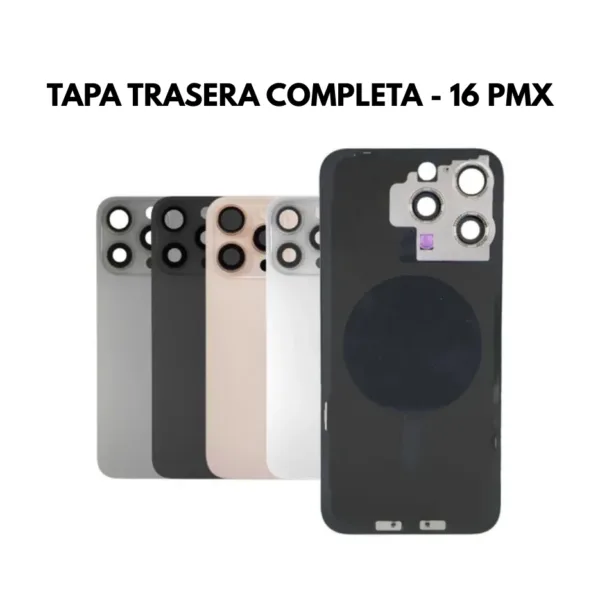 Tapa Trasera Completa - Iphone 16 Pro Max